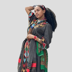 Handwoven Ethiopian Traditional Dress | ሀበሻ ቀሚስ
